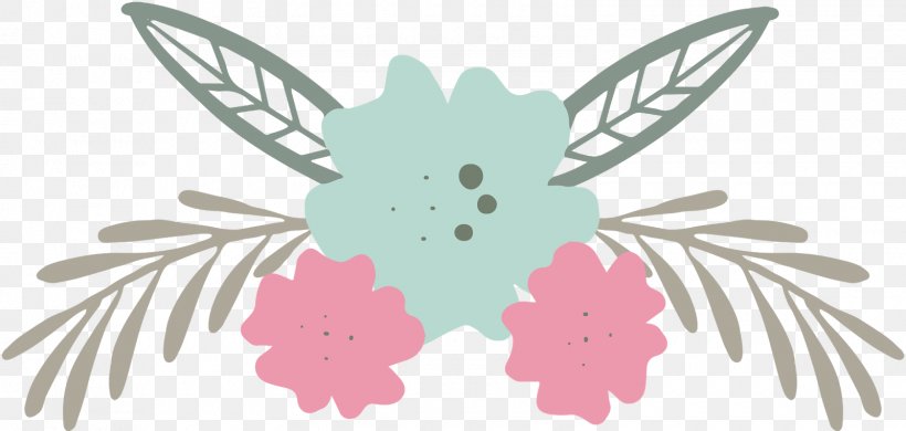 Floral Design Flower Watercolor Painting Clip Art Illustration, PNG, 1600x761px, Floral Design, Art, Branch, Butterfly, Drawing Download Free