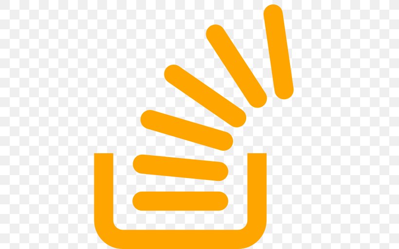 Logo Orange Finger, PNG, 512x512px, Stack Overflow, Area, Brand, Finger, Hand Download Free