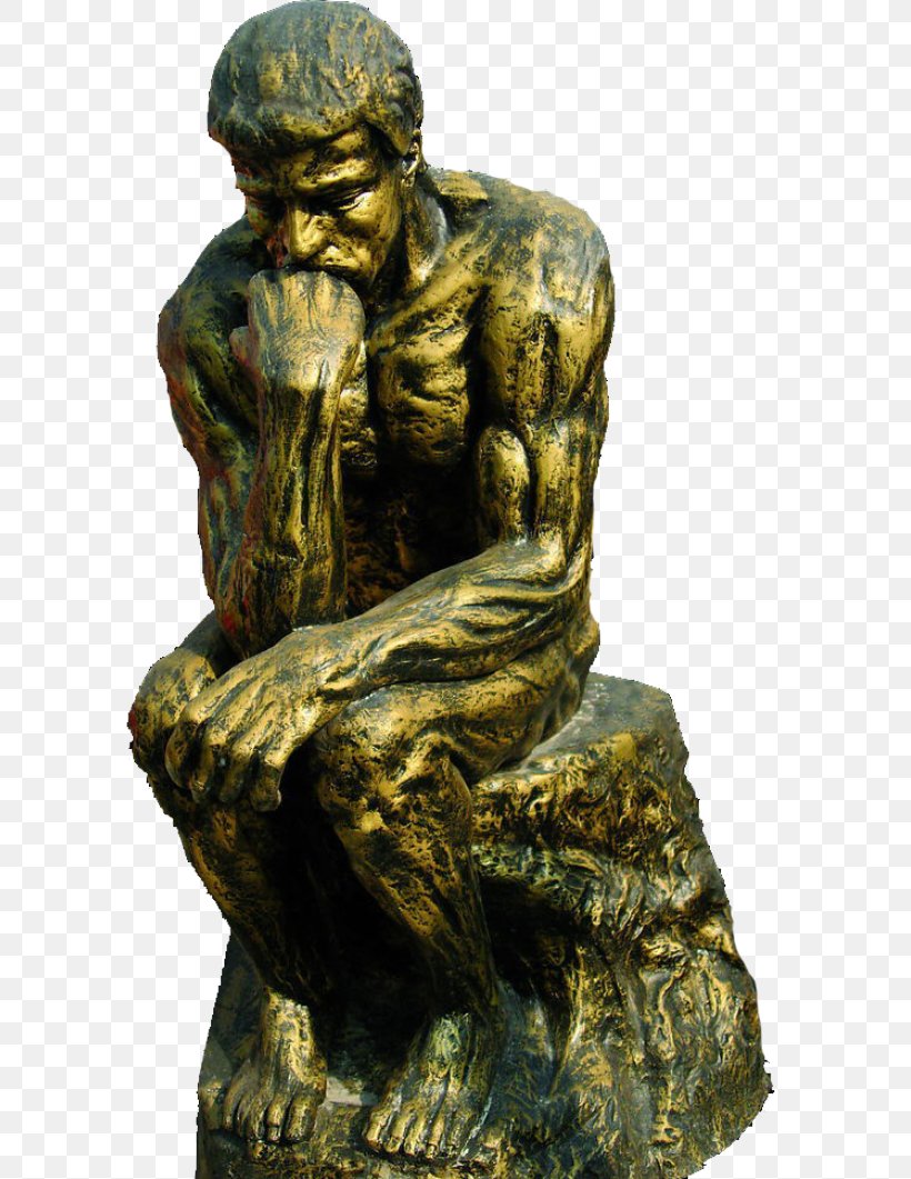 The Thinker David Sculpture Statue The Gates Of Hell, PNG, 595x1061px, Thinker, Art, Artifact, Arts, Auguste Rodin Download Free
