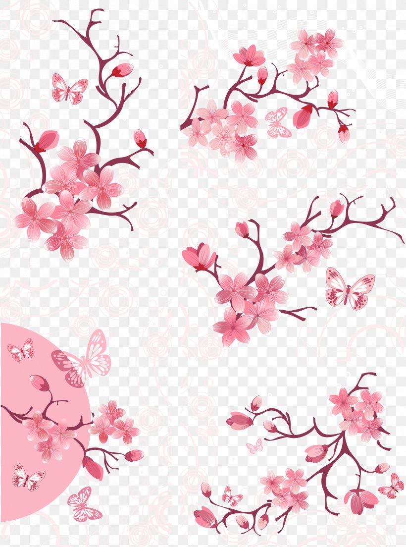 Poster, PNG, 2405x3240px, Poster, Blossom, Branch, Cherry Blossom, Element Download Free