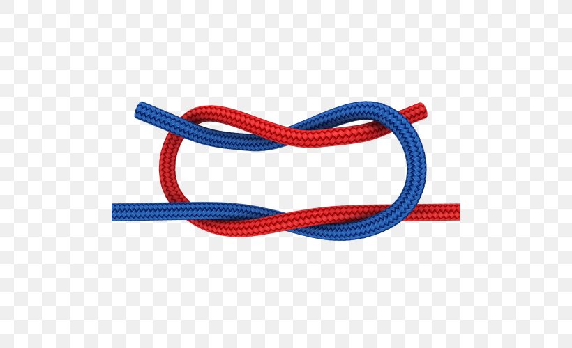 Rope Knot Electric Blue, PNG, 500x500px, Rope, Electric Blue, Hardware Accessory, Knot Download Free