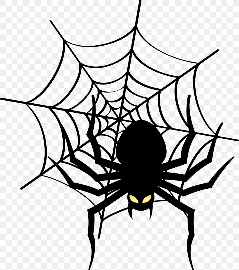 Spider Web, PNG, 2663x3000px, Spider Web, Black White M, Cell Membrane, Insect, Leaf Download Free
