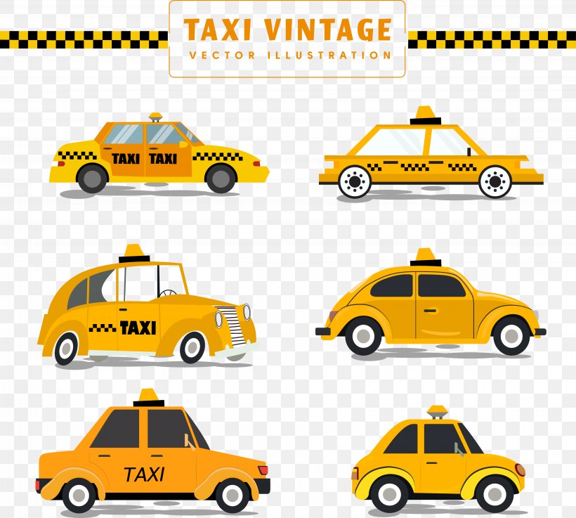 Taxi Euclidean Vector Adobe Illustrator, PNG, 4484x4033px, Taxi, Area, Automotive Design, Brand, Car Download Free
