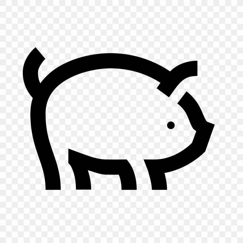 Domestic Pig Clip Art, PNG, 1600x1600px, Domestic Pig, Animation, Artwork, Black, Black And White Download Free