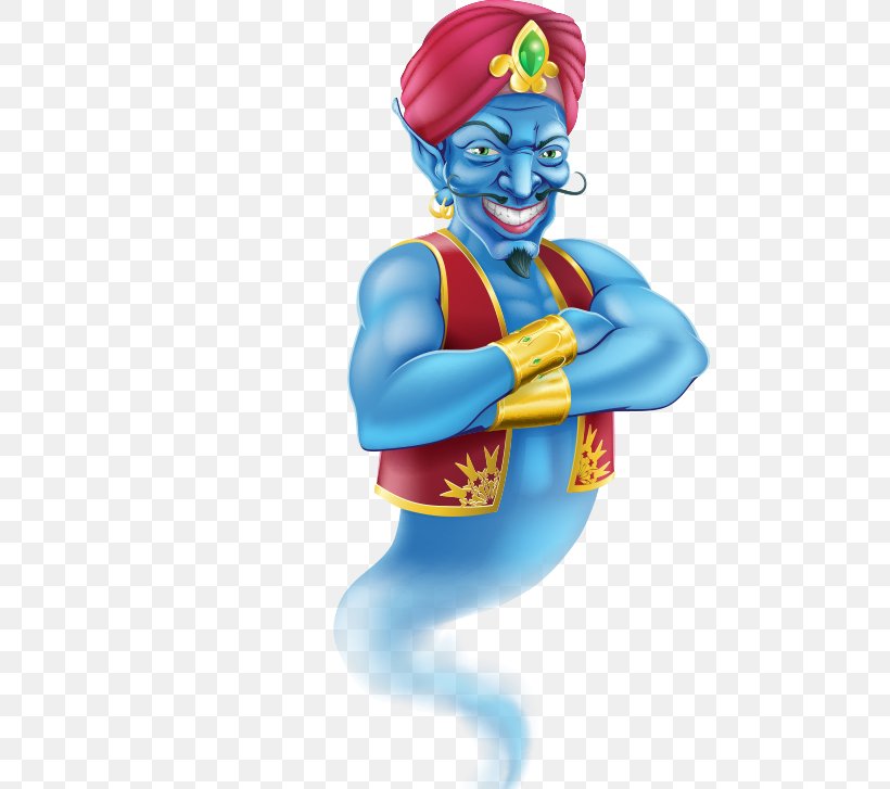 Genie Aladdin Royalty-free Vector Graphics Jinn, PNG, 489x727px, Genie, Action Figure, Aladdin, Animation, Clown Download Free