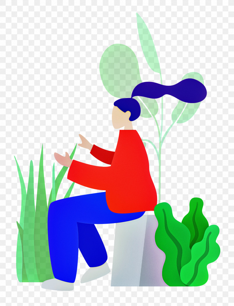 Sitting, PNG, 1914x2500px, Sitting, Animation, Cartoon, Drawing, Flower Download Free