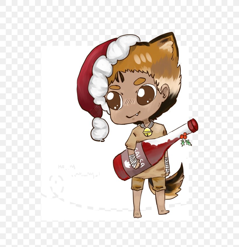 Santa Claus Vertebrate Christmas Ornament Cartoon, PNG, 600x847px, Watercolor, Cartoon, Flower, Frame, Heart Download Free
