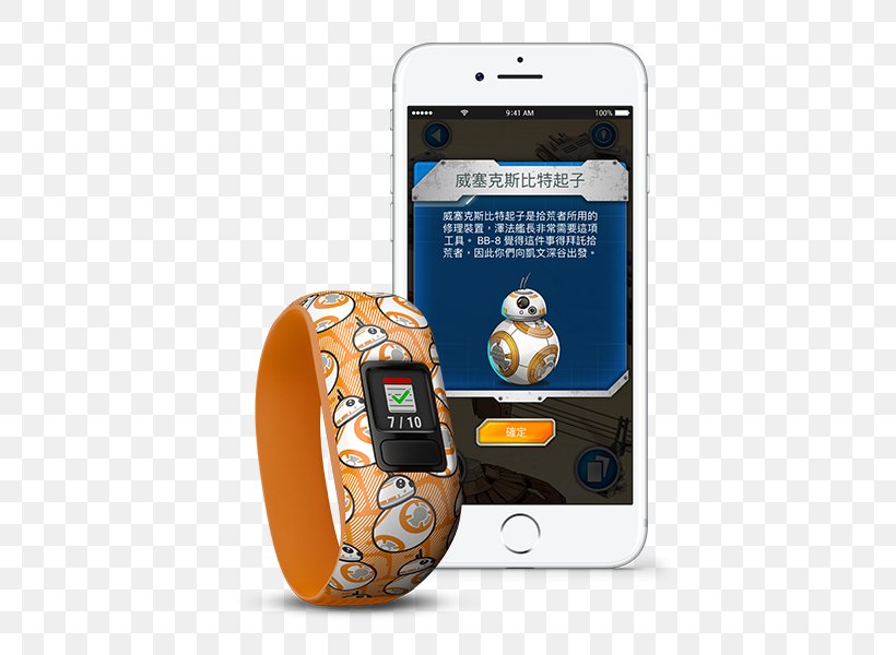 BB-8 Garmin Vívofit Jr. 2 Activity Tracker Garmin Ltd., PNG, 600x600px, Activity Tracker, Cellular Network, Communication, Communication Device, Electronic Device Download Free