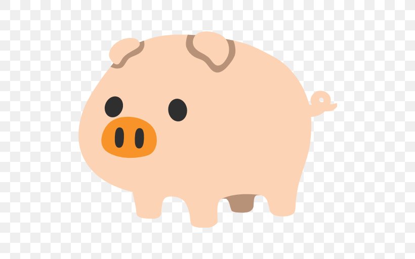 Galaxy Pig Emoji Android IPhone, PNG, 512x512px, Pig, Android, Carnivoran, Dog Like Mammal, Emoji Download Free