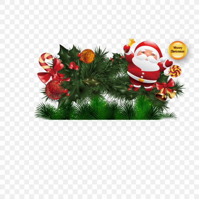 Santa Claus Christmas Ornament New Year's Day, PNG, 1000x1000px, Santa Claus, Chinese New Year, Christmas, Christmas Decoration, Christmas Ornament Download Free
