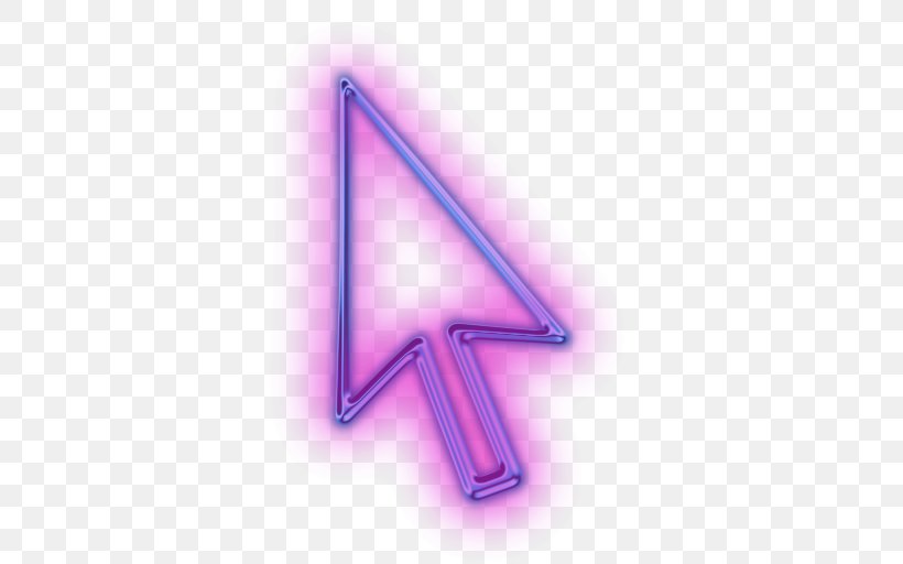 Computer Mouse Pointer Cursor Arrow, PNG, 512x512px, Computer Mouse, Cursor, Pointer, Purple, Symbol Download Free