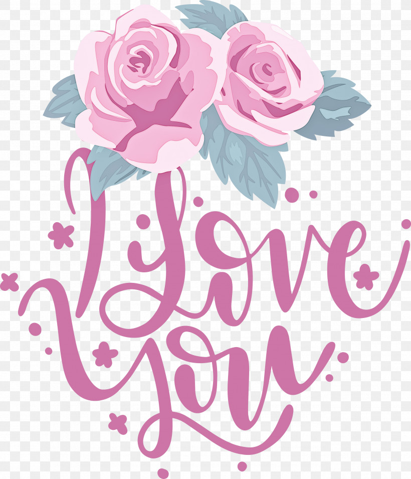 I Love You Valentines Day Valentine, PNG, 2575x2999px, I Love You, Aquarelle, Color, Floral Design, Floribunda Download Free