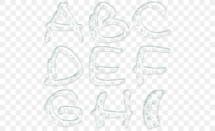 Letter Case All Caps, PNG, 500x500px, Letter, All Caps, Black And White, Body Jewelry, Fashion Accessory Download Free