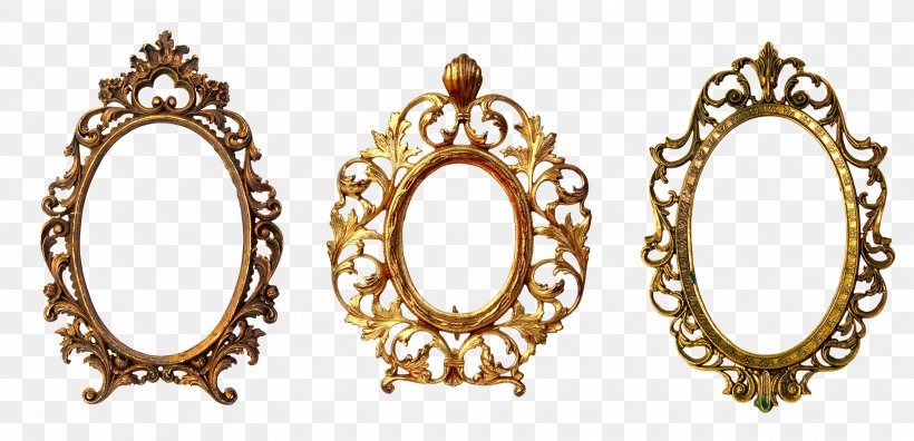 Picture Frames Gold Oval Ornament Decorative Arts, PNG, 3324x1608px, Picture Frames, Body Jewelry, Brass, Decorative Arts, Ellipse Download Free