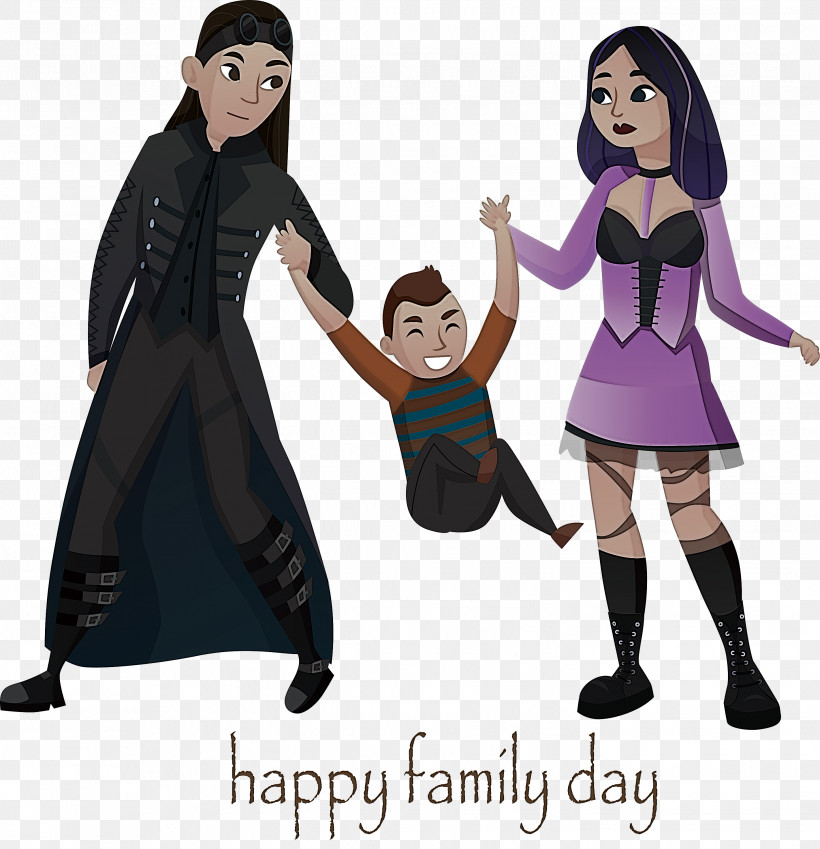 Family Day, PNG, 2896x3000px, Family Day, Animation, Cartoon, Costume, Drawing Download Free