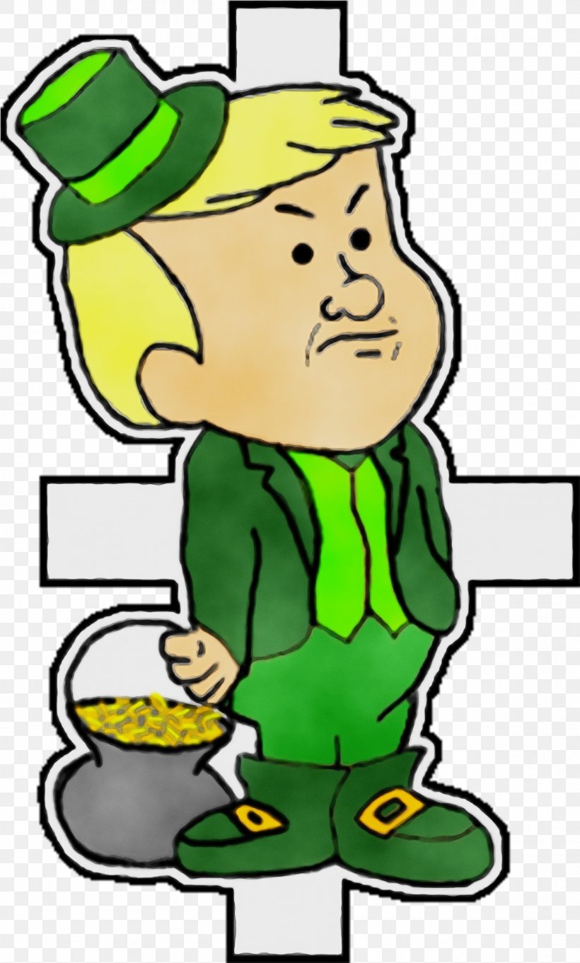 Leprechaun, PNG, 1149x1908px, Watercolor, Cartoon, Finger, Food, Green Download Free