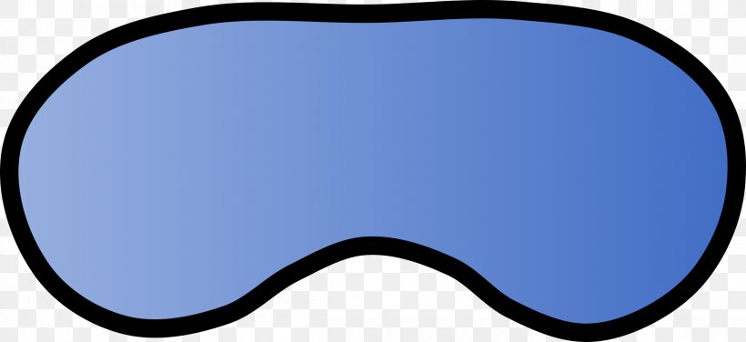 Mask Eye Blindfold Sleep Clip Art, PNG, 2400x1102px, Mask, Area, Blindfold, Blue, Eye Download Free