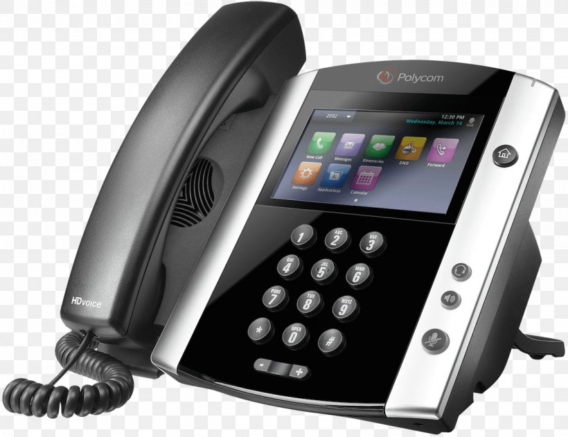 Polycom VoIP Phone Telephone Skype For Business Voice Over IP, PNG, 1128x869px, Polycom, Communication, Corded Phone, Electronics, Hardware Download Free