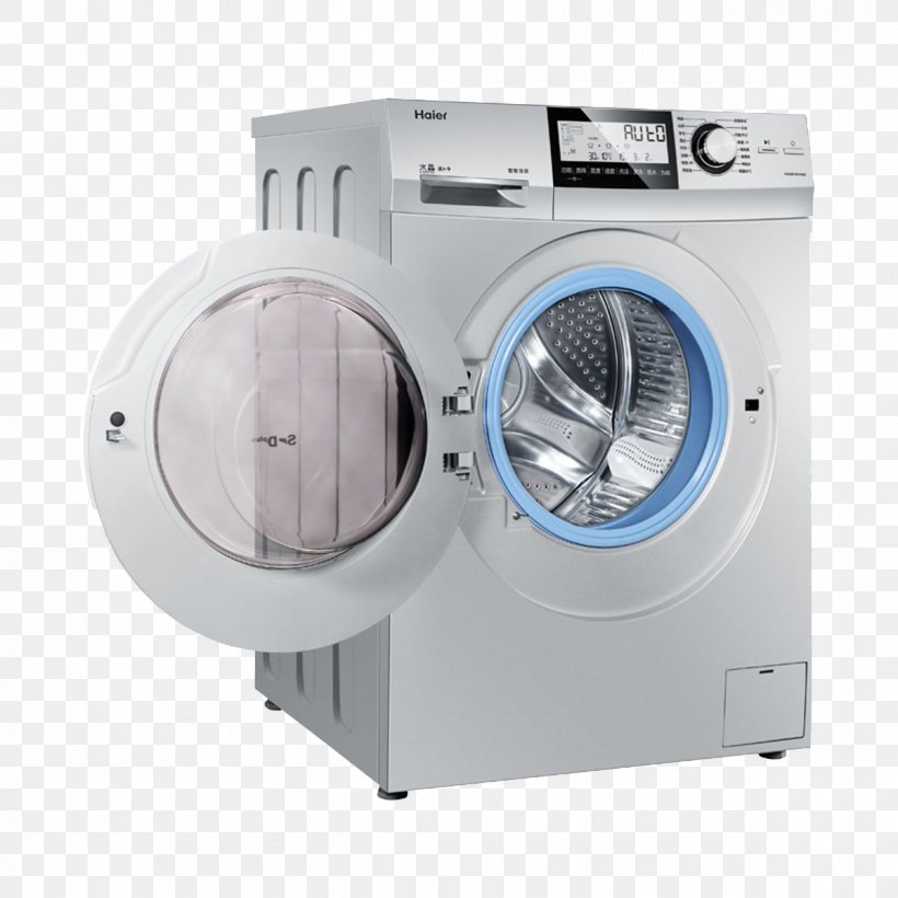 Washing Machine Haier Detergent, PNG, 1200x1200px, Washing Machine, Blanket, Carpet, Cleanliness, Clothes Dryer Download Free