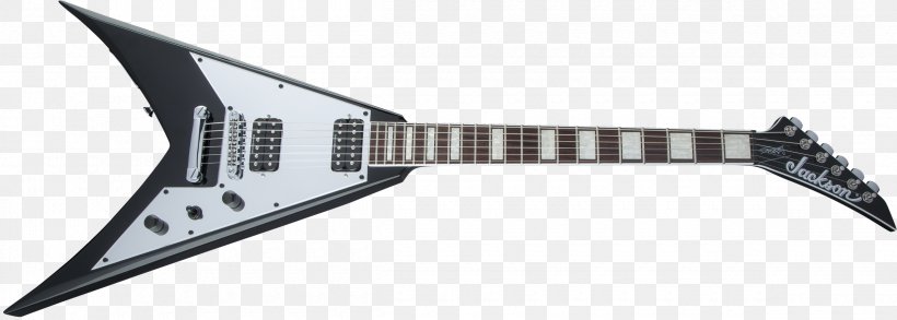 Electric Guitar Jackson Guitars Jackson King V Gibson Flying V, PNG, 2400x858px, Electric Guitar, Adrian Smith, Fingerboard, Gibson Flying V, Guitar Download Free