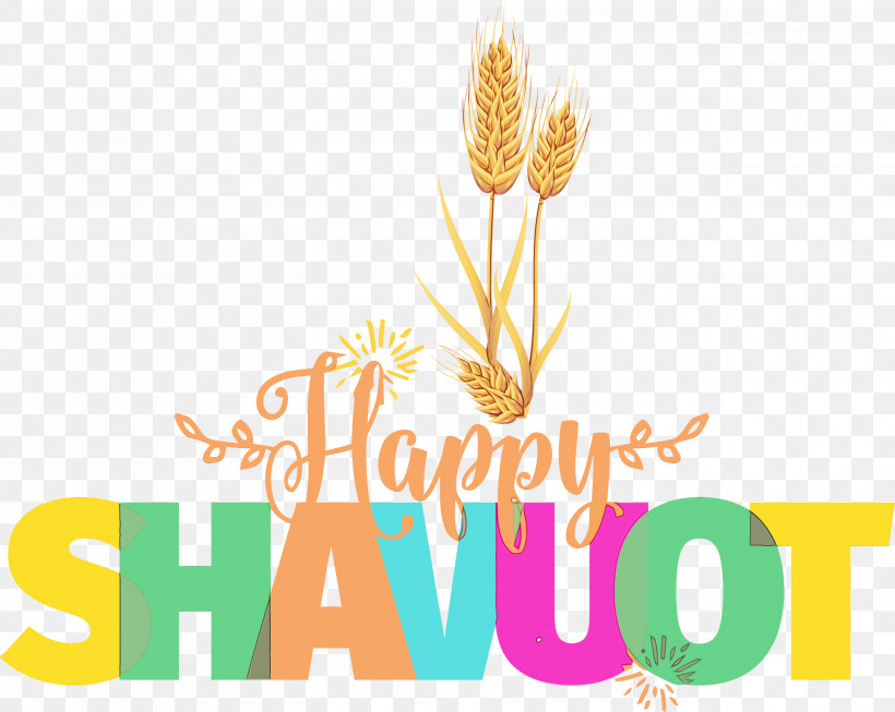 Flower Grasses Logo Commodity Font, PNG, 3000x2392px, Happy Shavuot, Biology, Commodity, Flower, Grasses Download Free