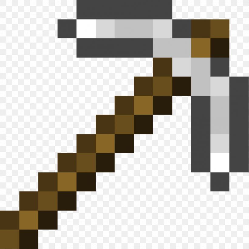 Minecraft: Pocket Edition Pickaxe Iron Tool, PNG, 1103x1102px, Minecraft, Axe, Brand, Gold, Iron Download Free