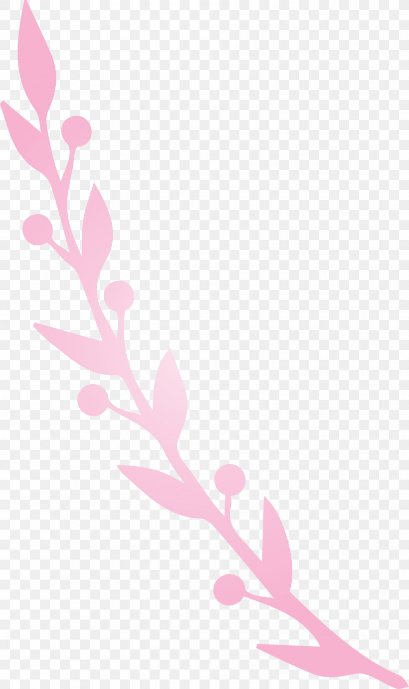 Petal Pink M Font Line Twig, PNG, 1783x3000px, Leaf Cartoon, Leaf Abstract, Leaf Clipart, Line, Meter Download Free