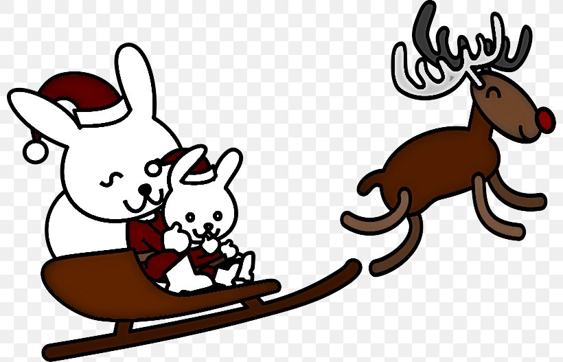 Reindeer, PNG, 800x527px, Cartoon, Animation, Deer, Fawn, Reindeer Download Free