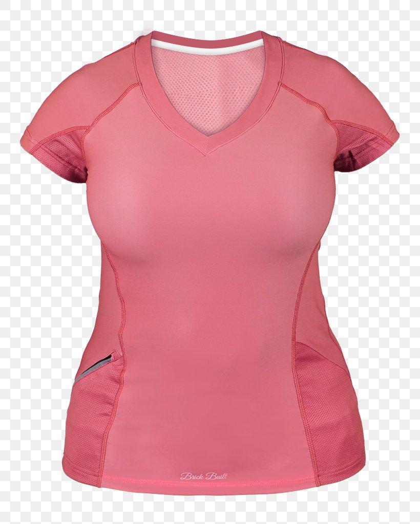 T-shirt Shoulder Sleeve Pink M, PNG, 819x1024px, Tshirt, Active Shirt, Clothing, Joint, Magenta Download Free