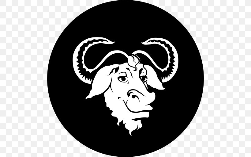 The GNU Make Book Gnu MP 6.0 Multiple Precision Arithmetic Library GNU Compiler Collection GNU Project, PNG, 512x512px, Gnu, Art, Bash, Black, Black And White Download Free