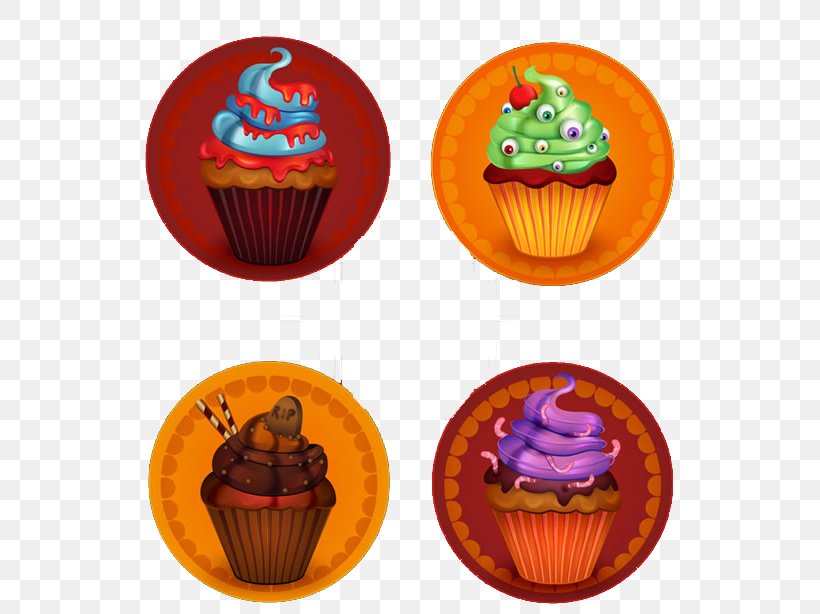 Cupcake Halloween Cake, PNG, 650x614px, Cupcake, Baking Cup, Cake, Dessert, Festival Download Free