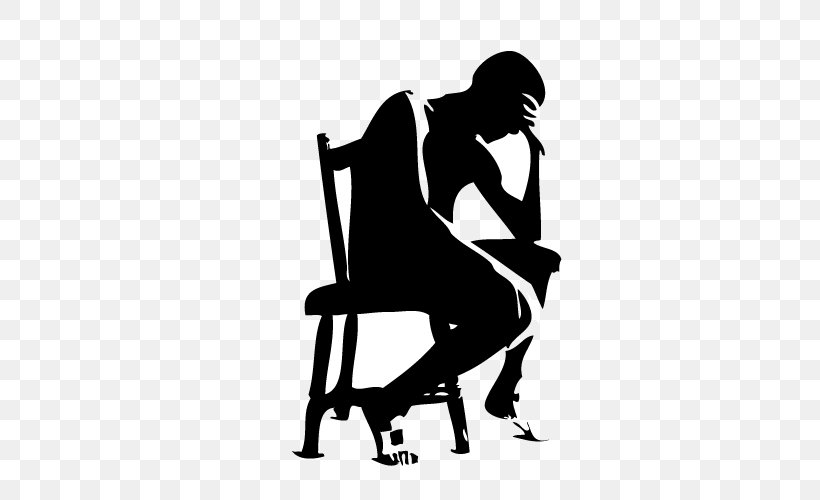 The Thinker Silhouette Thought Clip Art, PNG, 500x500px, Thinker, Arm, Art, Auguste Rodin, Black Download Free