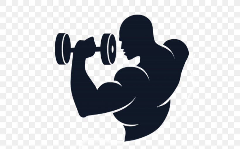 Fitness Centre Logo Wall Decal Physical Fitness, PNG, 512x512px, Fitness Centre, Arm, Barbell, Bodybuilding, Decal Download Free