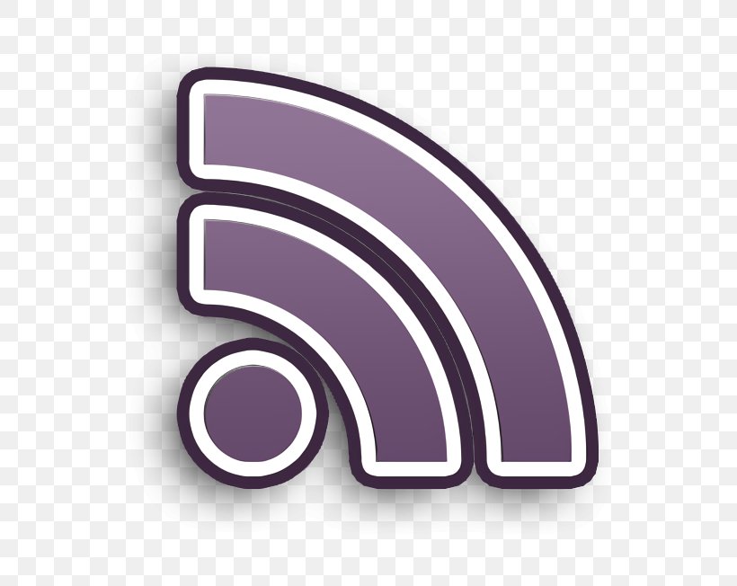 Media Icon Online Icon Rss Icon, PNG, 652x652px, Media Icon, Logo, Online Icon, Purple, Rss Icon Download Free