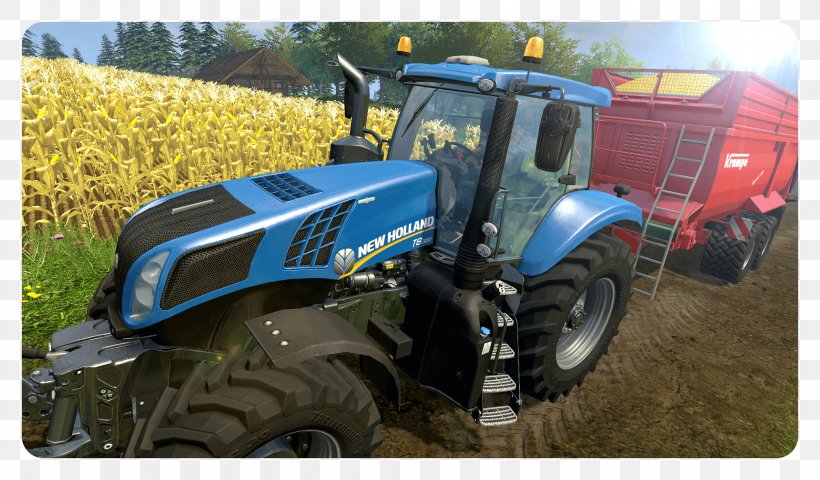 Farming Simulator 15 Farming Simulator 17 PlayStation 4 Farming Simulator 14 Farming Simulator 2008, PNG, 2028x1188px, Farming Simulator 15, Agricultural Machinery, Agriculture, Automotive Tire, Automotive Wheel System Download Free