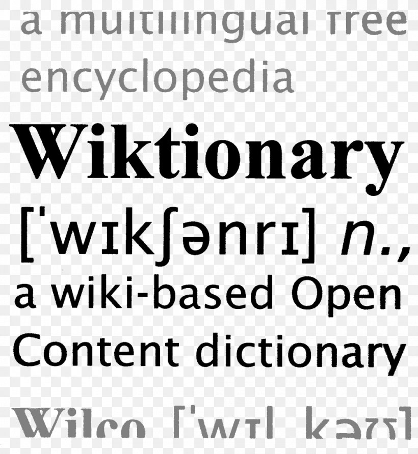 Wiktionary Dictionary Definition Thesaurus Wikimedia Foundation, PNG, 1000x1089px, Wiktionary, Area, Black And White, Definition, Dictionary Download Free