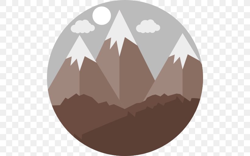 Icon Design, PNG, 512x512px, Icon Design, Brown, Hill, Landscape, Mountain Download Free