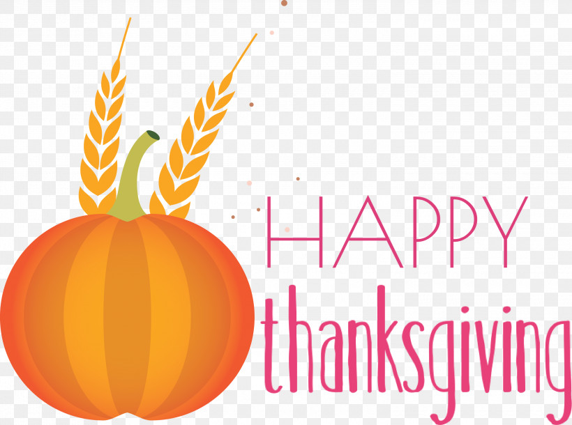 Happy Thanksgiving, PNG, 3000x2232px, Happy Thanksgiving, Birthday, Greeting Card, Harvest, Logo Download Free