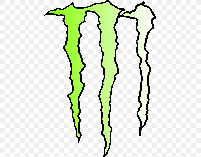 Monster Energy Energy Drink Rockstar Clip Art, PNG, 457x638px, Monster Energy, Area, Black And White, Branch, Caffeine Download Free
