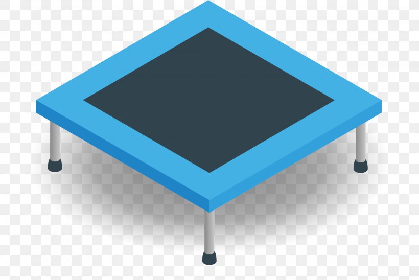 Trampoline Euclidean Vector Icon, PNG, 2223x1487px, Trampoline, Blue, Furniture, Rectangle, Sport Download Free