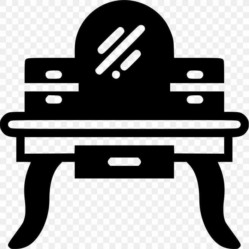 Vanity Icon, PNG, 981x982px, Chest Of Drawers, Artwork, Black And White, Computer Software, Furniture Download Free