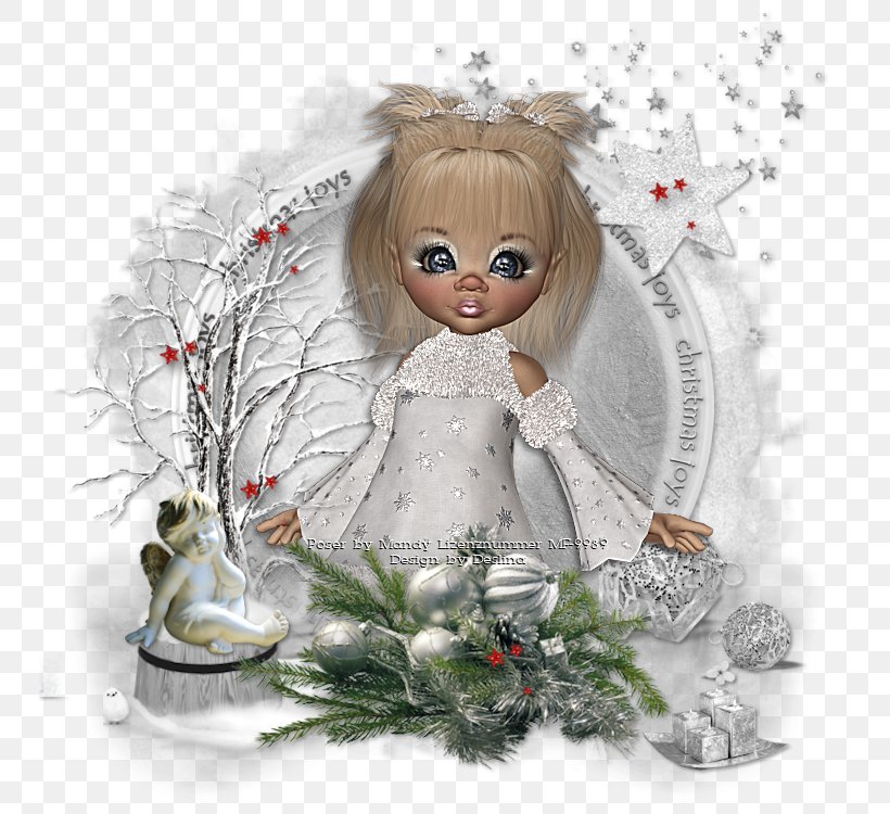 Christmas Ornament Doll New Year, PNG, 750x750px, Christmas Ornament, Angel, Christmas, Christmas Decoration, Doll Download Free