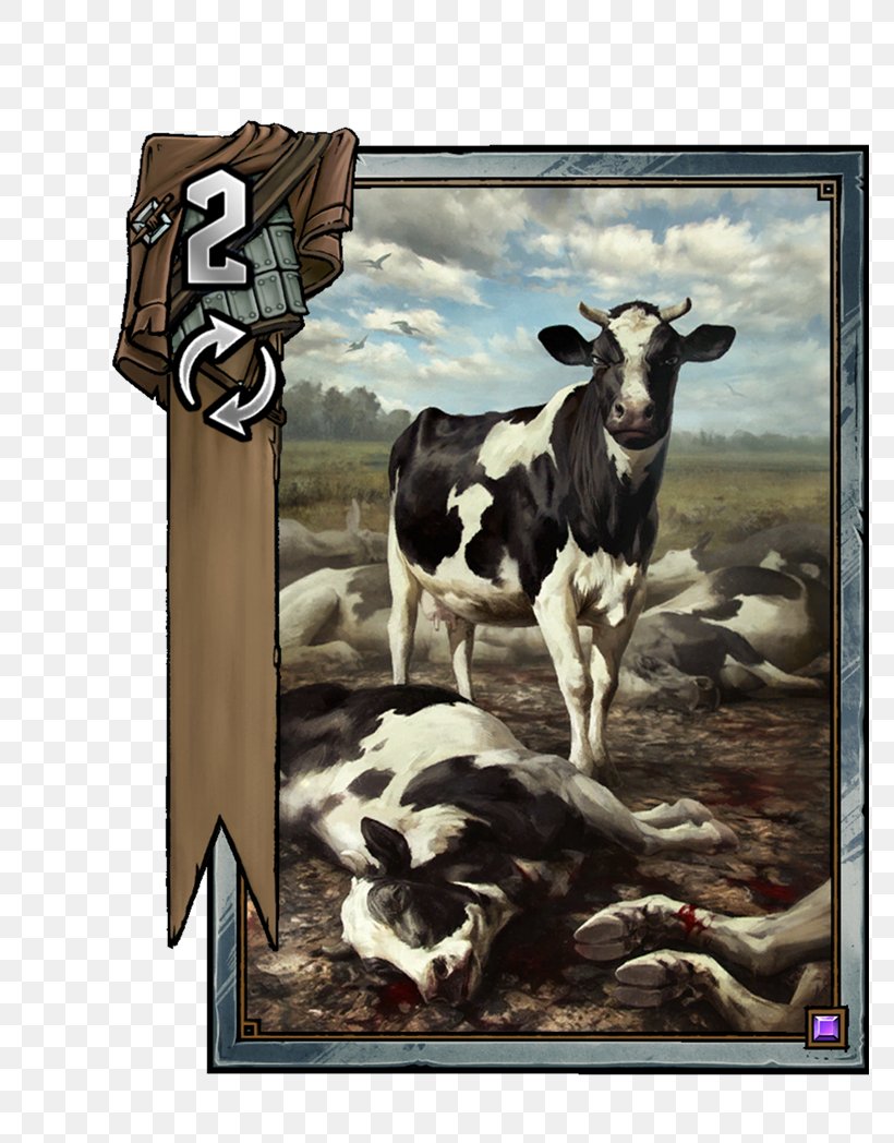 Gwent: The Witcher Card Game Cattle The Witcher 3: Wild Hunt CD Projekt, PNG, 775x1048px, Gwent The Witcher Card Game, Advertising, Art, Cattle, Cattle Like Mammal Download Free