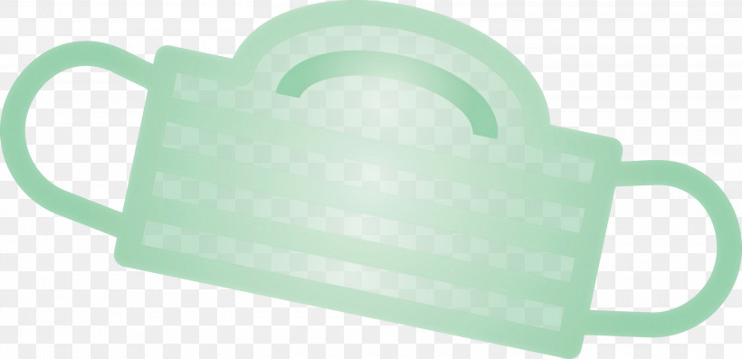 Medical Mask Surgical Mask, PNG, 3000x1454px, Medical Mask, Green, Surgical Mask Download Free