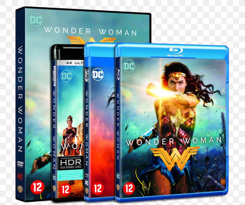 Blu-ray Disc Wonder Woman Film DVD Digital Copy, PNG, 888x746px, Bluray Disc, Advertising, Batman V Superman Dawn Of Justice, Charles Roven, Digital Copy Download Free