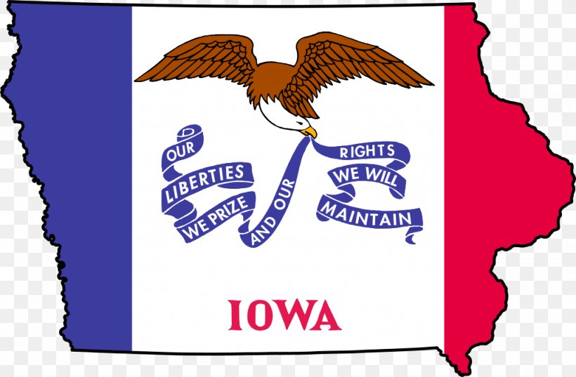 Flag Of Iowa Map Flag Of The United States, PNG, 1024x671px, Iowa, Area, Artwork, Brand, Flag Download Free
