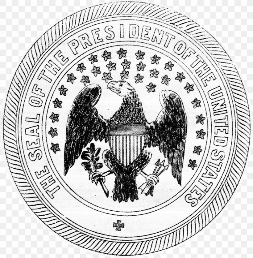 Abraham Lincoln Presidential Library And Museum Seal Of The President Of The United States Great Seal Of The United States, PNG, 2394x2436px, President Of The United States, Abraham Lincoln, Badge, Black And White, Coloring Book Download Free
