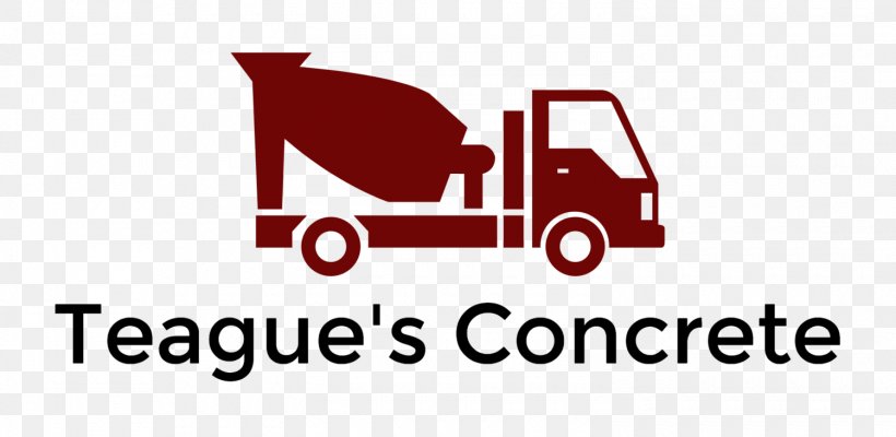 Brand Teague's Concrete Logo, PNG, 1500x732px, Brand, Area, Concrete, Driveway, Logo Download Free