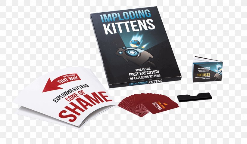 Exploding Kittens Imploding Kittens: This Is The First Expansion Of Exploding Kittens Cat Playing Card Elizabethan Collar, PNG, 1300x760px, Exploding Kittens, Brand, Cat, Cone, Downloadable Content Download Free