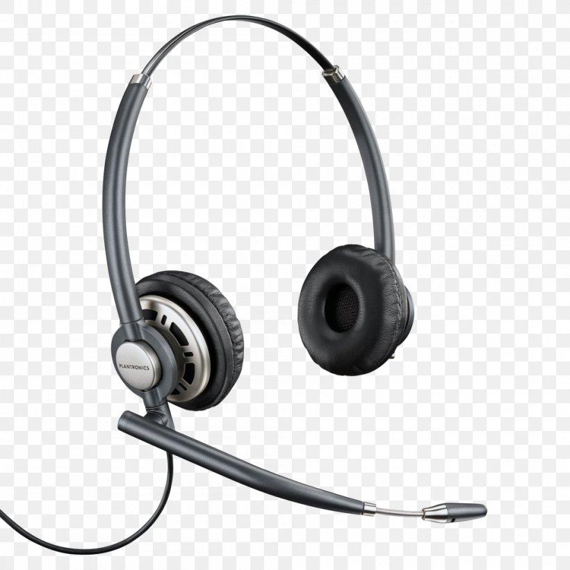 Noise-cancelling Headphones Plantronics Microphone Telephone, PNG, 1000x1000px, Headphones, Active Noise Control, Audio, Audio Equipment, Electronic Device Download Free